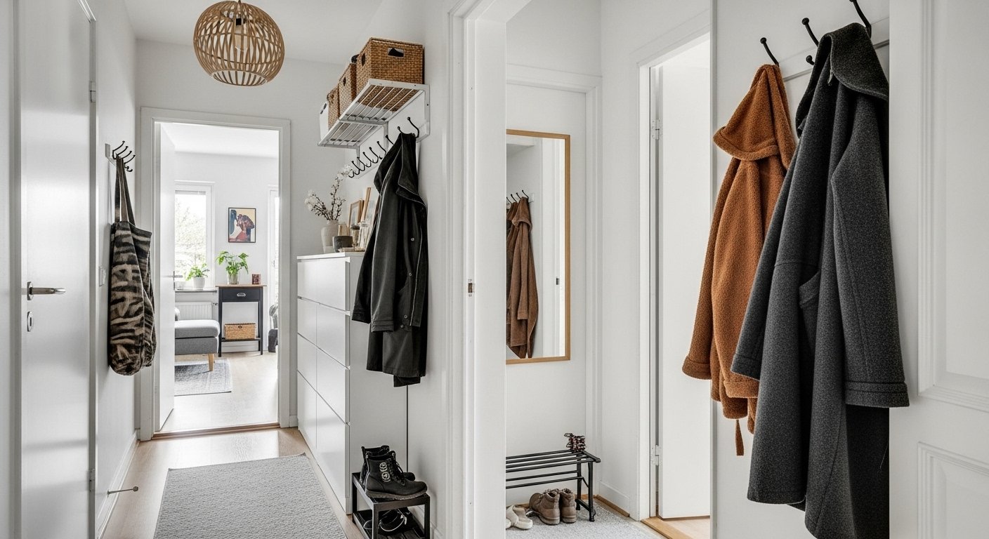 How To Organize A Small Hallway For Maximum Function And Style