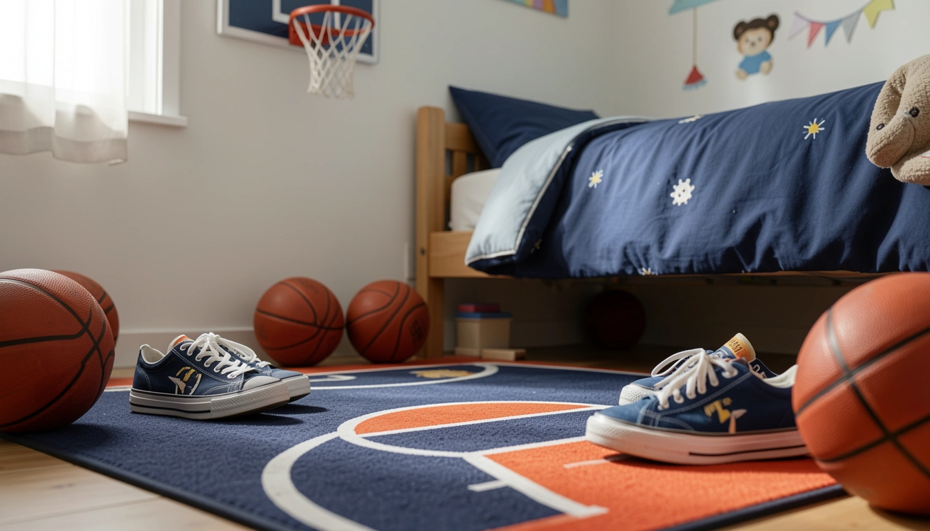 17 Bold Basketball Boys Room Decor Ideas With Court Style