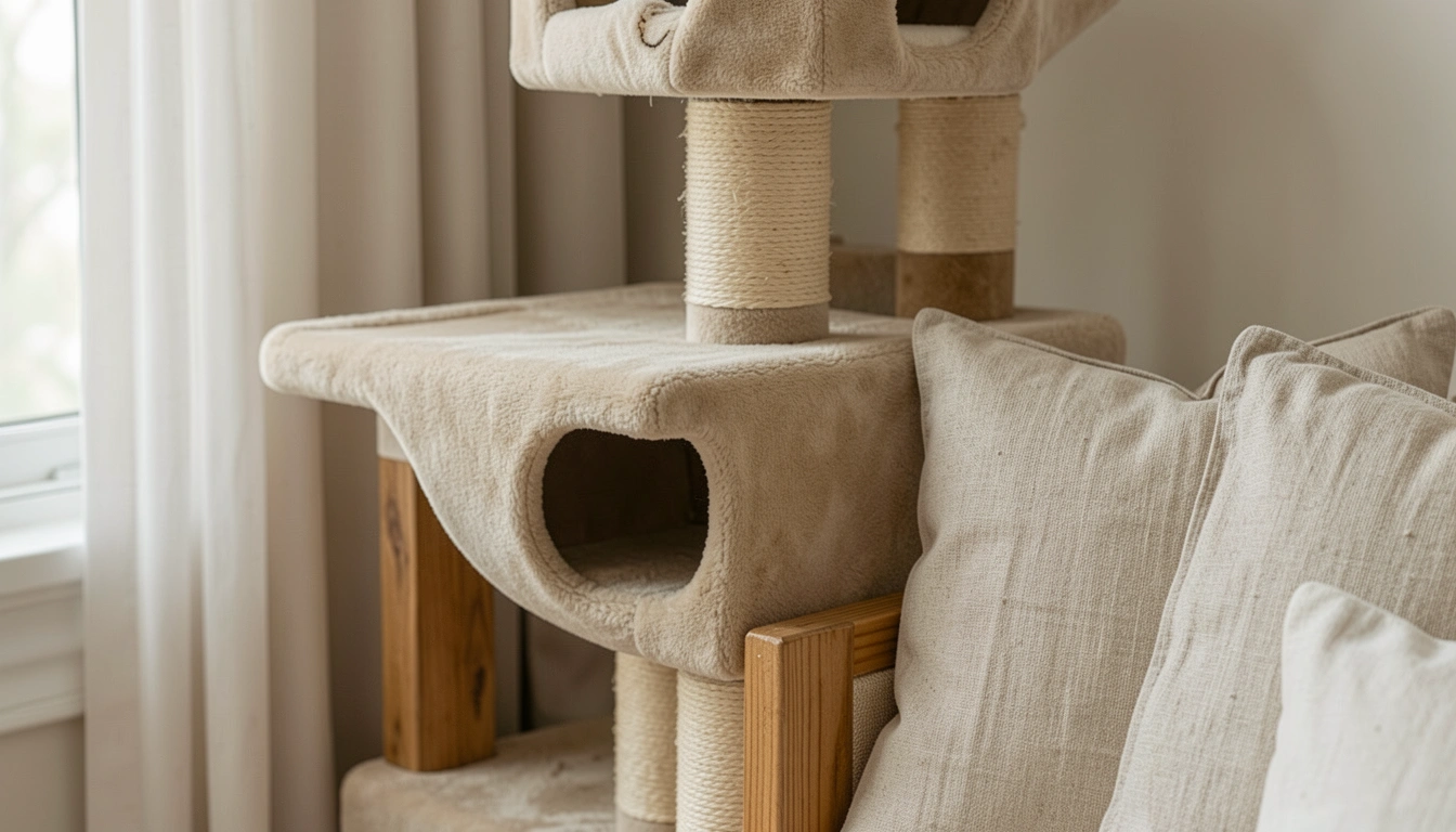 23 Plush Living Room Cat Tree Decor Ideas That Blend In