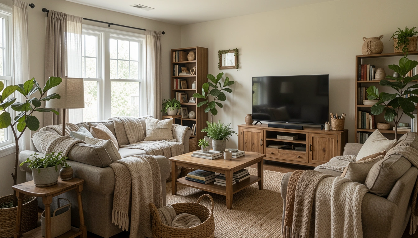 How To Decorate Family Room Decor Around The TV